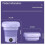 Machine à laver Mini violette 8L 2
