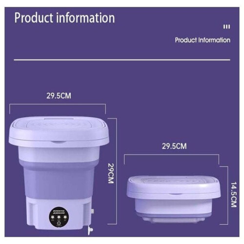 Machine à laver Mini violette 8L 1