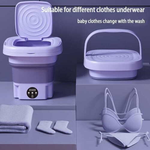 Machine à laver Mini violette 8L 2