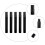Travel Perfume Glass Bottle Spray Atomizer for Storage 5Pcs 10Ml Black 5