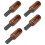Perfume Spray Bottle Glass Sprayer for Storage Use 5Pcs Brown Empty 3