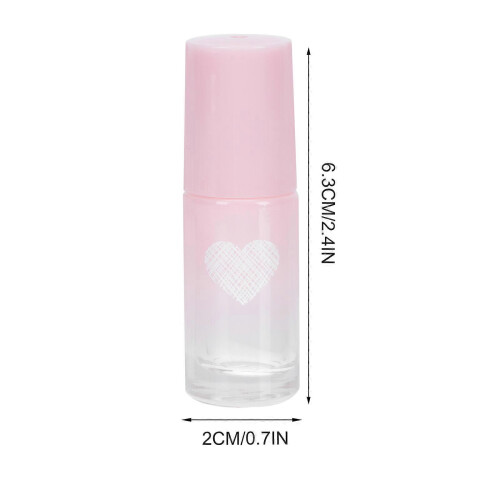 Pink Roller Ball Bottles Glass Perfume Bottles for Storage Use 3Pcs Set 2