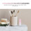 Pink Roller Ball Bottles Glass Perfume Bottles for Storage Use 3Pcs Set 5