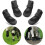 Qianli - 2 pares de botas de segurança para cães com solado macio e antiderrapante. 5