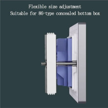 86 Typ Multifunktionell Bottenbox Mörk Box Reparatör Universal Kopplingsbox Reparatör Brytaruttag Box Stödstång Fixering