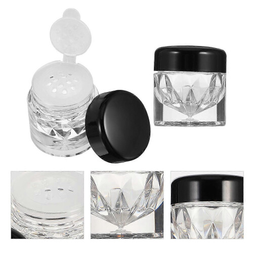 Sub Packaging Bottles Concealer Powder Bottles for Storage Use 10Pcs Black 1
