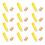 Roll-on Bottles Glass Empty Bottles for Storage 12Pcs Yellow Refillable 2