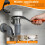 Zware Universele Afvoer Sleutel voor Alle 4, 6, 8 Tab Locknuts, Stalen Constructie 5