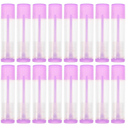 Lip Balm Containers Empty Lip Gloss Tubes for DIY Use 30Pcs Purple 1