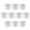 Facial Cream Bottles Plastic Cosmetic Containers for Storage 10Pcs White Empty 2