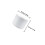 Facial Cream Bottles Plastic Cosmetic Containers for Storage 10Pcs White Empty 3