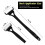 Lotion Applicator for Back, Back Lotion Applicator for Women with 3 Reusable Washable Foam Rollers Black 9