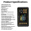 PLS500 Dual Channel PWM Pulse Signal Generator 1Hz-500kHz with Adjustable Dead Zone Complementary Waveform 3