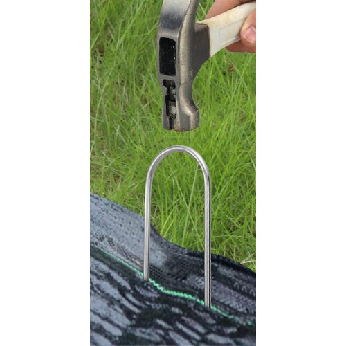 Pinos de ancoragem para tenda em aço galvanizado em forma de V, 11 polegadas. 1