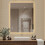 LED Bathroom Mirror 7090cm – Frameless Backlit Wall Mirror, Dimmable with Touch Control, 3 Color Temperatures (3000K/4000K/6000K), A 3