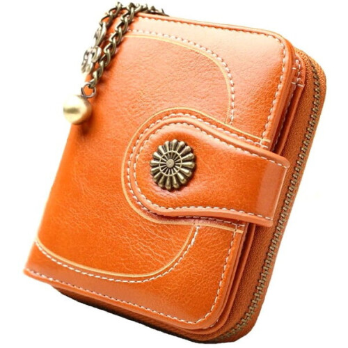 Small wallet for women C24, brown