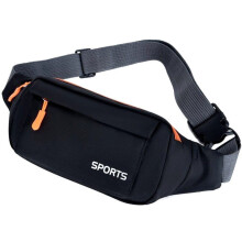 Herren-Bauchtasche, Modell C120, schwarz