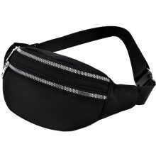 Damen-Bauchtasche R44, schwarz
