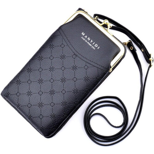 Damenhandtasche T129, schwarz