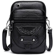 Damenhandtasche T114, schwarz