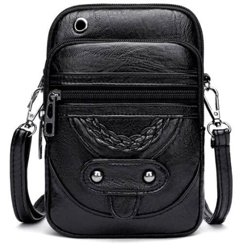 Damenhandtasche T114, schwarz
