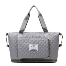 Große Reisetasche, modisch, XL, grau