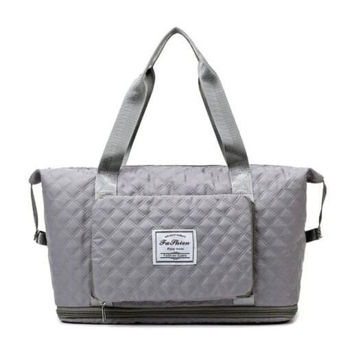 Große Reisetasche, modisch, XL, grau
