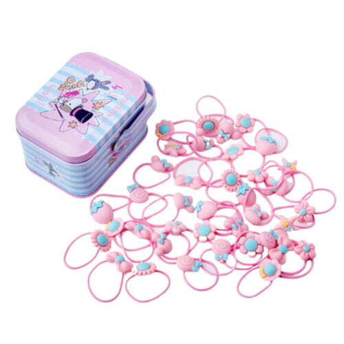 Conjunto de elásticos de cabelo, N32, 40 unidades.