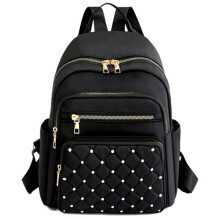 Wasserdichter Rucksack für Damen, schwarz