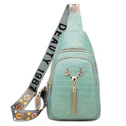 Damen-Schultertasche, blau