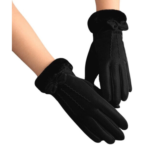 Damen-Winterhandschuhe K93, schwarz