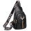 Schwarze Damen-Schultertasche 1