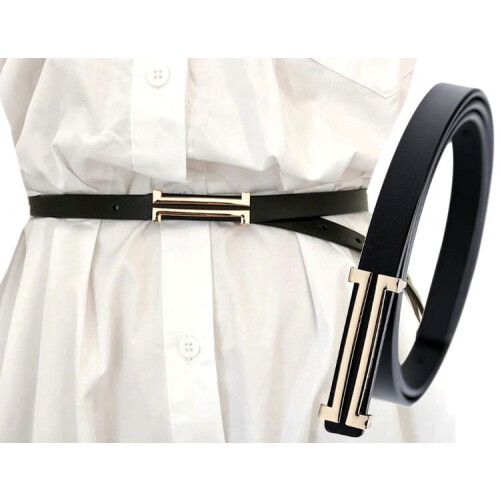 Women's belt T101, black