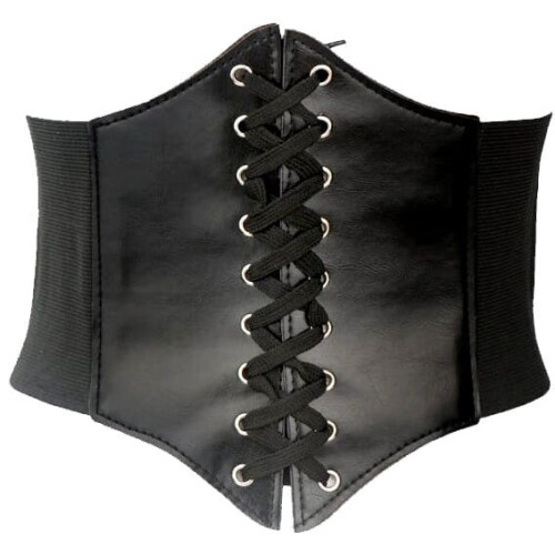 Corsetto da donna T125, nero
