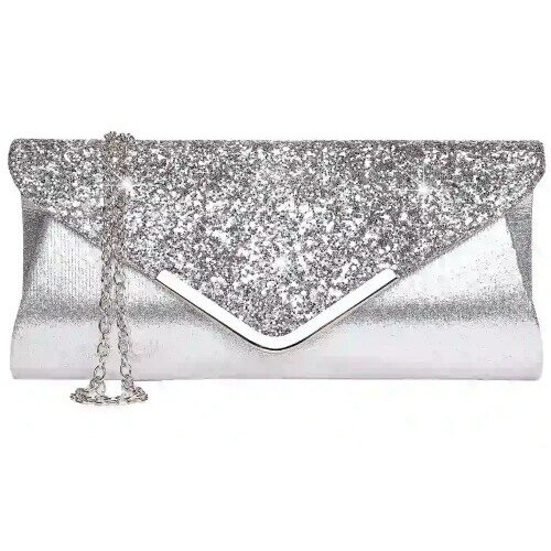 Damenhandtasche G12, silberfarben