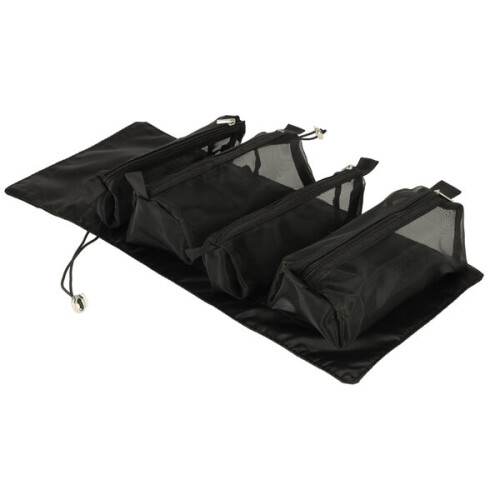 Trousse de toilette pliable K07, noire