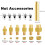Heat-Set Insert Tip Set - with Soldering Iron and 130Pcs Thread Inserts, for 3D Printer Parts or Plastic Parts EU Plug 8