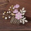 Lila Perlenblumen-Haarreif PHRL21462 4