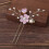 Lila Perlenblumen-Haarreif PHRL21462 3