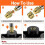 Heat-Set Insert Tip Set - with Soldering Iron and 130Pcs Thread Inserts, for 3D Printer Parts or Plastic Parts EU Plug 6