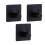 Adhesive bathroom hooks, 3pcs. E182 black 1