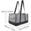Sac à bûches en toile imperméable, beige 2