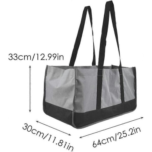 Sac à bûches en toile imperméable, beige 1