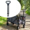 Wagon Pull Handle Retractable Height Adjustable Folding Camping Wagon Cart Handle Replacement Part for Camping Garden 6