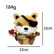 Steadfast Spiffo Plush One-Eyed Raccoon Plush Toy/Doll