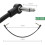 12 Inch Guitar Patch Cables 6 Pack, 1/4" Right Angle Effect Pedal Flat Cables, Pedal Board Patch Cables 7