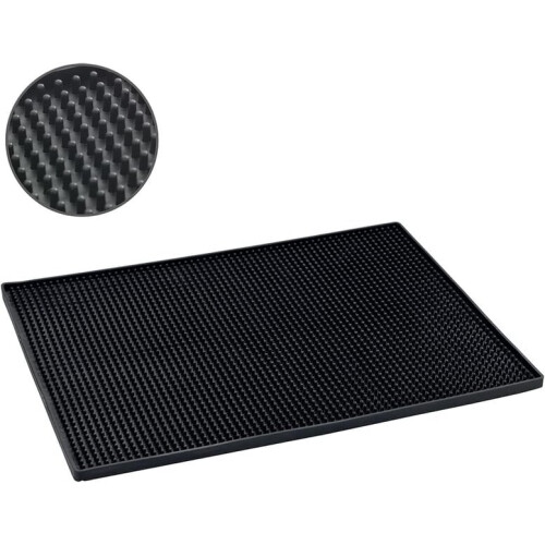 Tappetino scolapiatti, Maxi, 60*30*1 cm, nero 1