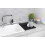 Tappetino scolapiatti, Maxi, 60*30*1 cm, nero 5