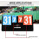 Foldable Double-sided Scoreboard Portable Four-digit Competition 2