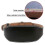 Leather adjustable weightlifting belt with lock 2